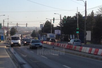 Acces pe sub pasarela, catre Shopping City Suceava