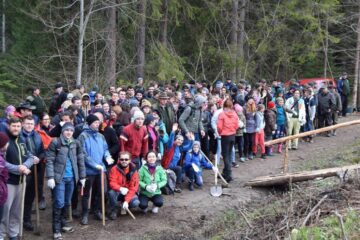 Sute de voluntari au participat la campania "Hai la înverzit!", la Câmpulung Moldovenesc