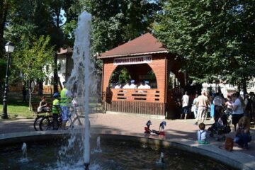 Fanfara Primăriei, concert în Parcul Central