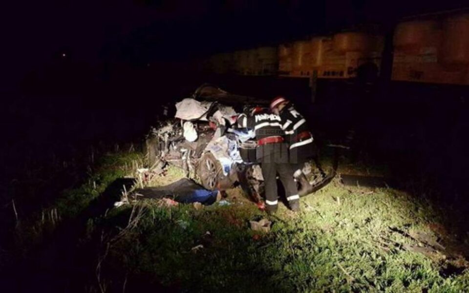 Impactul deosebit de violent nu i-a dat nici o șansă bărbatului care se grăbea să ajungă la ziua fiicei sale Foto: ISU Dobrogea