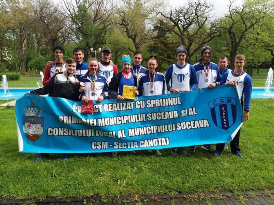 Canotorii de la CSM Suceava au câștigat 12 medalii la naționalele de fond