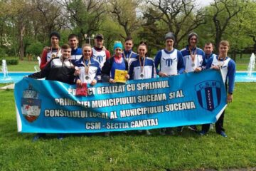 Canotorii de la CSM Suceava au câștigat 12 medalii la naționalele de fond
