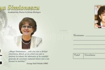 Un plic filatelic aniversar dedicat acad. Maya Simionescu