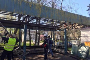 Desființarea stației de așteptare de la Spitalul Vechi