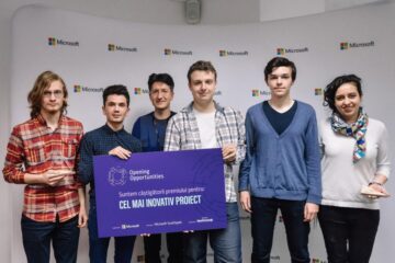 Premiul pentru cel mai inovativ proiect a fost adjudecat de echipa „DriveVision”, de la Colegiul ""Petru Rareș"