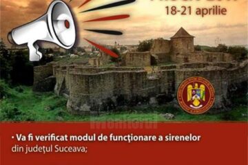 Sirenele care anunță situațiile de urgență vor fi testate în perioada 18-21 aprilie