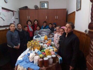 Ajutor din partea elevilor din Negrileasa pentru un copil cu tulburări de vedere