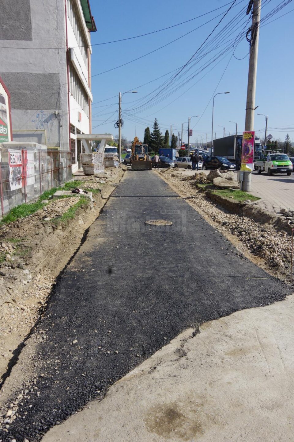 Noile benzi de circulație de pe Calea Unirii au fost date în folosință