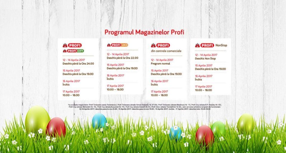 Programul de Paște în mallurile și supermarketurile din Suceava