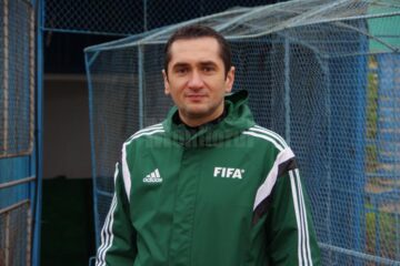 Sebi Gheorghe face din brigada care va arbitra mâine în Germania