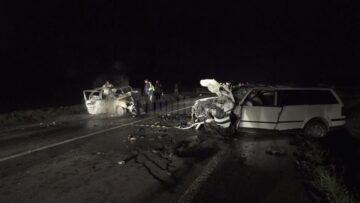 Accident cu opt răniți după ce un șofer inconștient a depășit o coloană de mașini