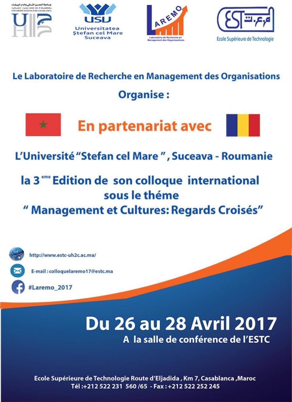 Universitari suceveni, prezență marcantă la Universitatea „Hassan II” din Casablanca Universitari suceveni, prezență marcantă la Universitatea „Hassan II” din Casablanca