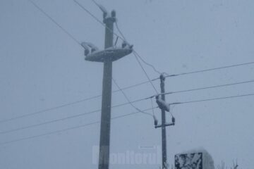 13 linii de medie tensiune și 165 posturi de transformare avariate în județ din cauza vântului puternic și a precipitațiilor