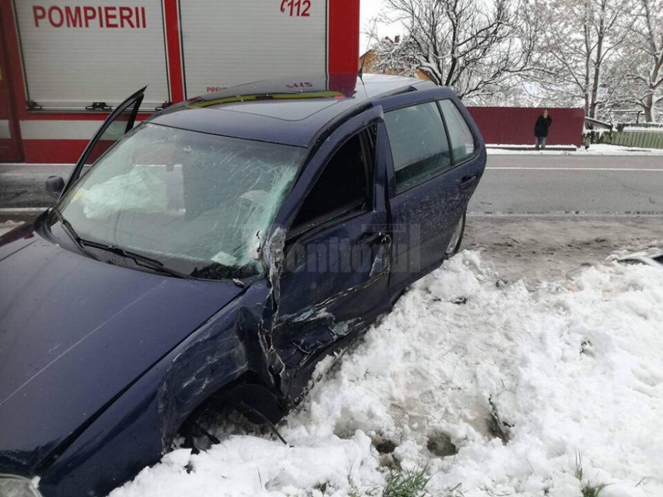 Accident în timpul unei depășiri, pe E 85, la Roșiori