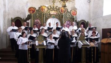Concert de excepție susținut ieri de Corala "Armonia" din Baia Mare, la Biserica Sf. Simion din Suceava