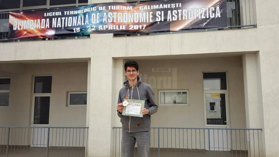 Paul Florin Rebenciuc și-a adjudecat medalie de aur și s-a calificat direct la Olimpiada Internațională de Astronomie