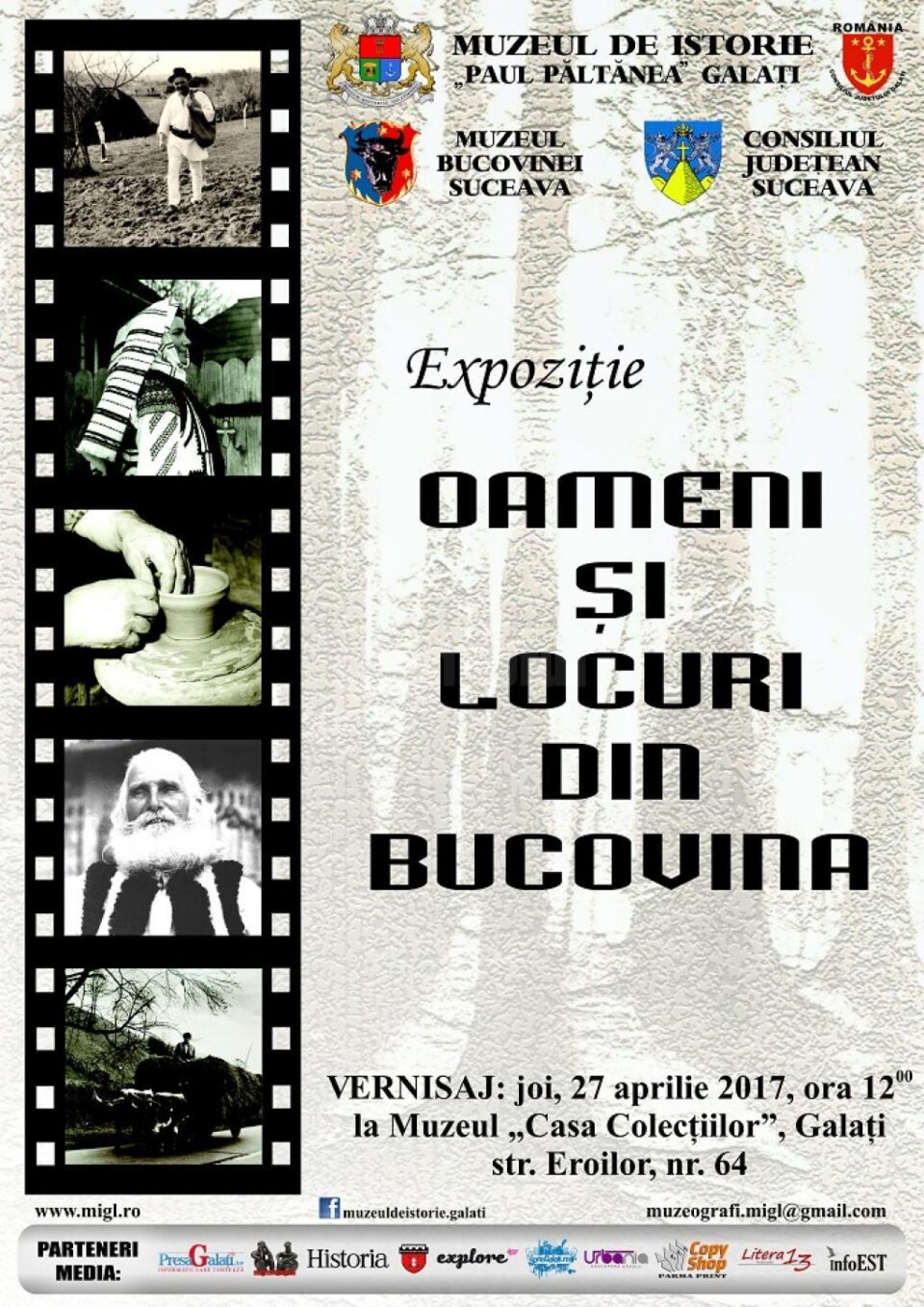 Expoziția de fotografie „Oameni și locuri din Bucovina”, la Galați