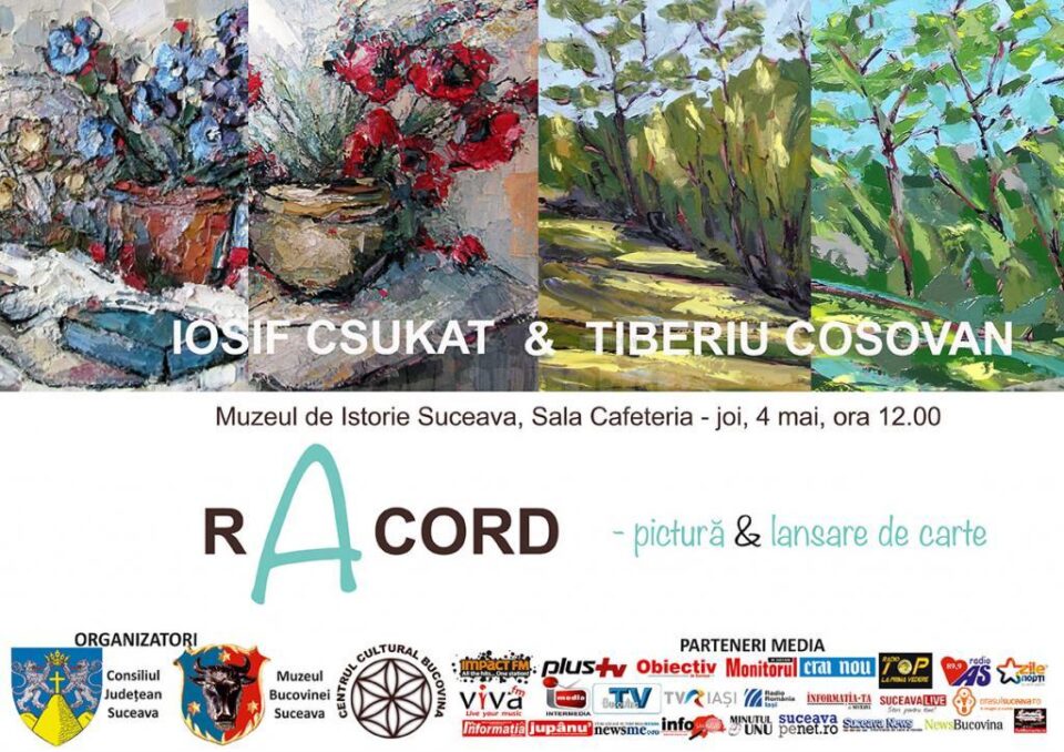 „Racord” - expoziție de pictură și lansare de carte