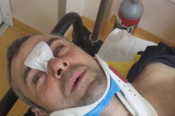 Mihai David, biciclistul accidentat