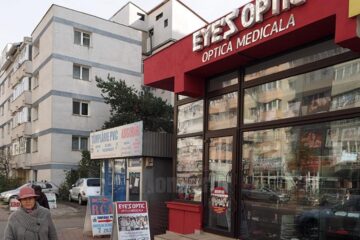 Sediul Eye`s Optic Suceava, de pe bulevardul George Enescu