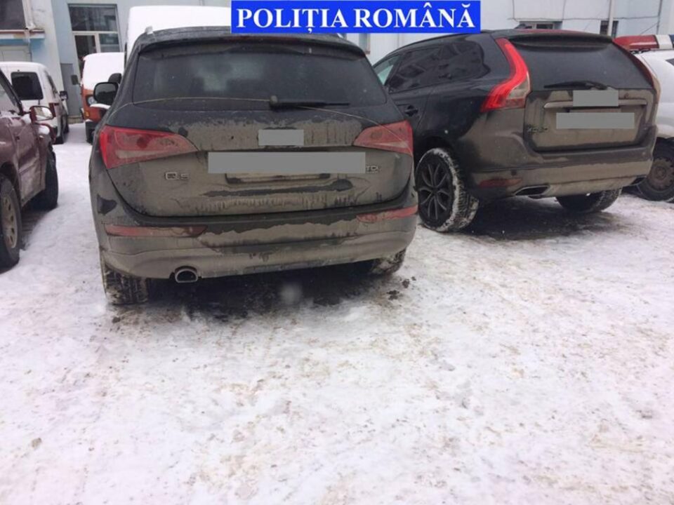 Mașini de teren ridicate la perchezițiile care au avut loc în luna decembrie a anului trecut