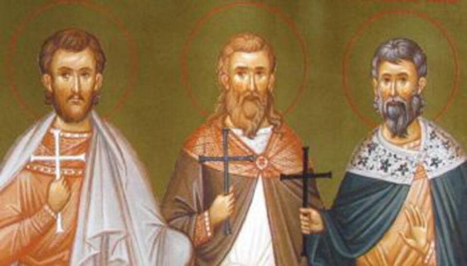 Sfinții Mucenici Chiril, Chindeu și Tasie Sfinții Mucenici Chiril, Chindeu și Tasie