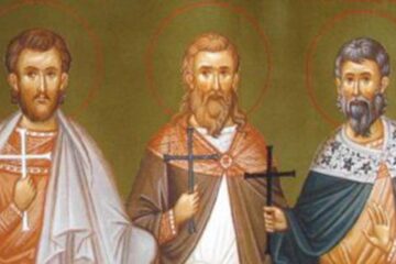 Sfinții Mucenici Chiril, Chindeu și Tasie