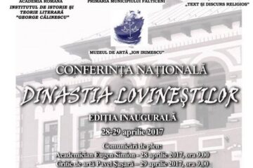 Conferința Națională „Dinastia Lovineștilor”, la Muzeul de Artă „Ion Irimescu”