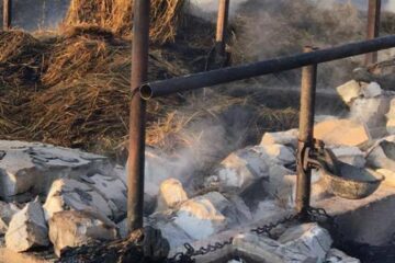 Focul a făcut pagube importante proprietarului fermei de animale, care a suferit un prejudiciu de circa 500.000 de lei