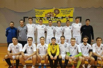 Echipa de handbal juniori II LPS Suceava pregătită de antrenorul Răzvan Bernicu