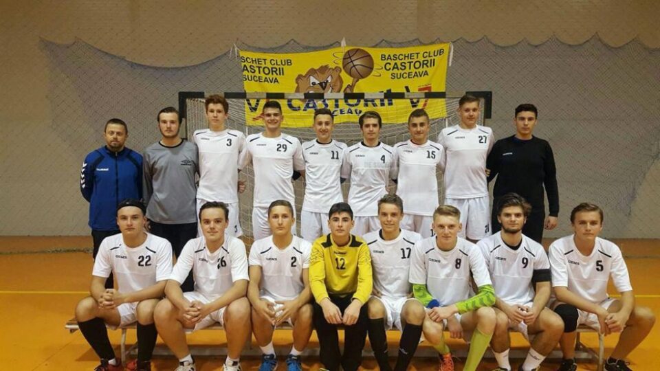 Echipa de handbal juniori II LPS Suceava pregătită de antrenorul Răzvan Bernicu