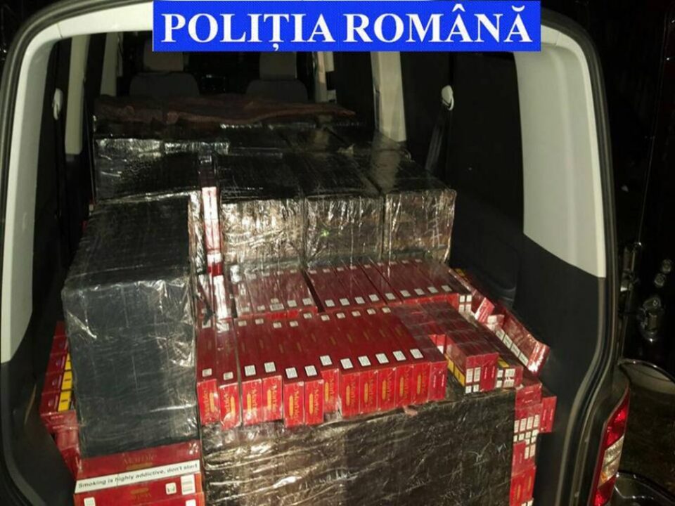Țigările, în valoare de 51.700 de lei, au fost ridicate în vederea confiscării