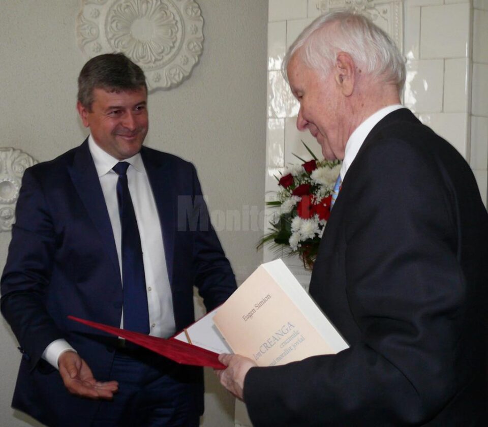 Academicianul Eugen Simion, „Cetățean de Onoare” al municipiului Fălticeni