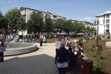 Parcul Copilului a fost inaugurat în urmă cu trei ani, în Burdujeni, fiind prima zona de agrement pentru locuitorii acestui cartier