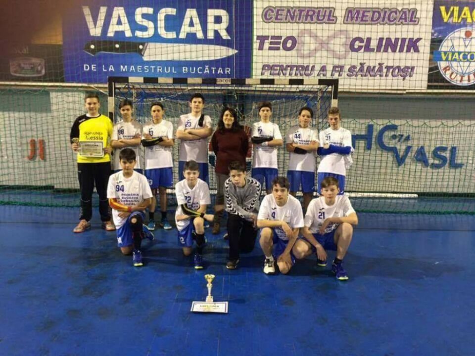 Echipa de handbal masculin a Școlii Gimnaziale "Ion Creangă" din Suceava