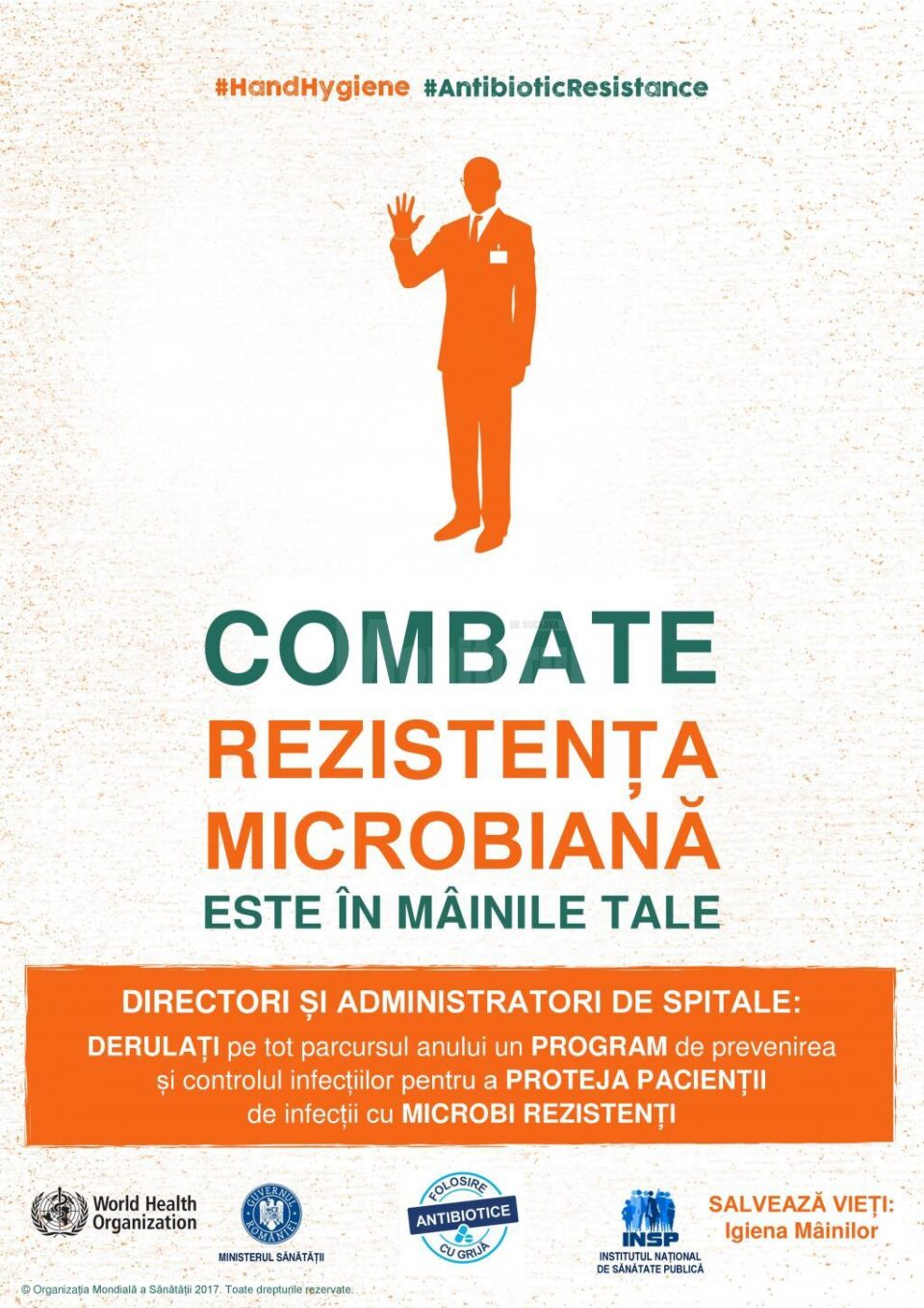 Direcția de Sănătate Publică demarează campania „Salvează Vieți: Igiena Mâinilor”