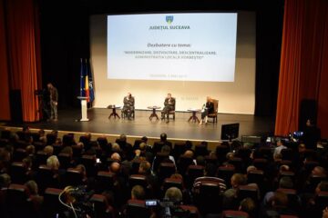 Circa 300 de reprezentanți ai administrației locale au participat la dezbaterea cu președintele României