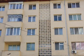 Blocurile din zona centrală a Sucevei, făcute la începutul anilor '60