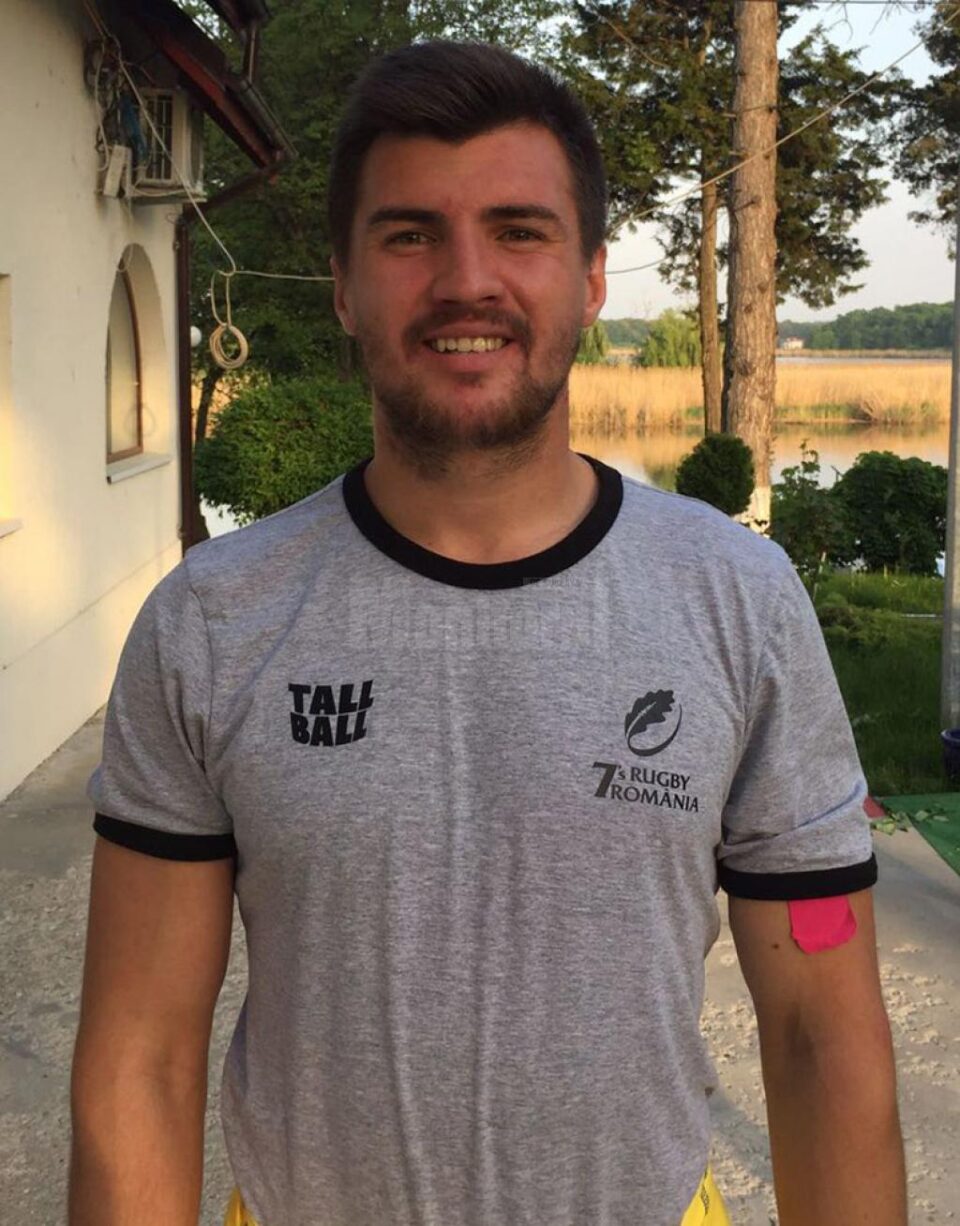 Ștefan Ștefăroi a fost convocat la naționala de rugby în 7 a României