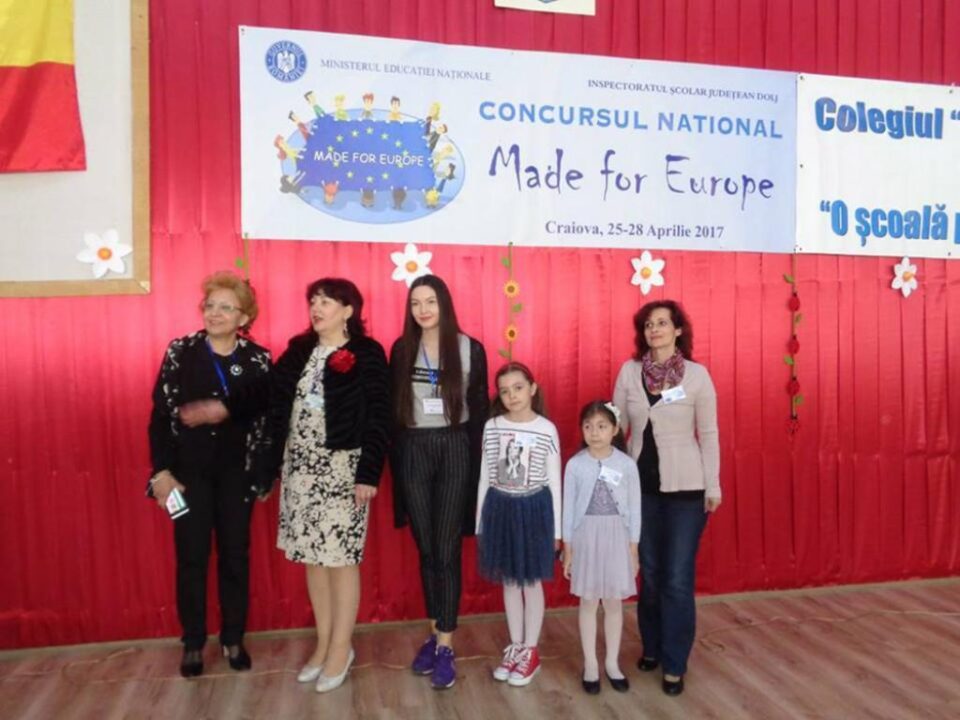 Un proiect Erasmus derulat de școala din Adâncata a obținut cel mai mare punctaj la Concursul Național „Made for Europe”