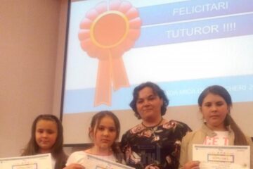 Echipajul de la Cajvana, premiat la Olimpiada Micilor Bancheri de la București