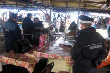Control la comercianții din Piața Mare