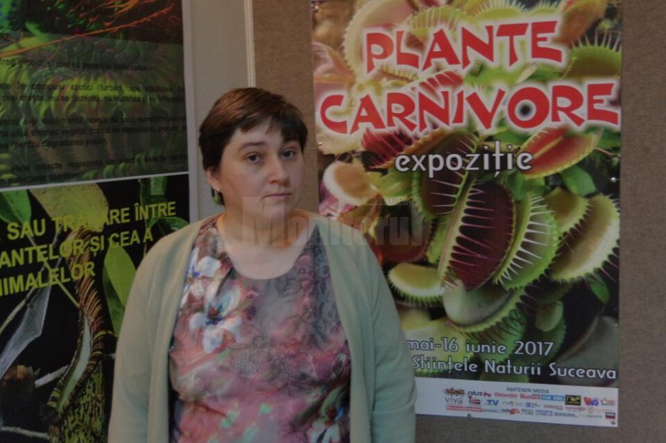 Florentina Carmen Oleniuc, dr. în biologie, a organizat această expoziție, prima de acest fel de la Muzeul de Științele Naturii