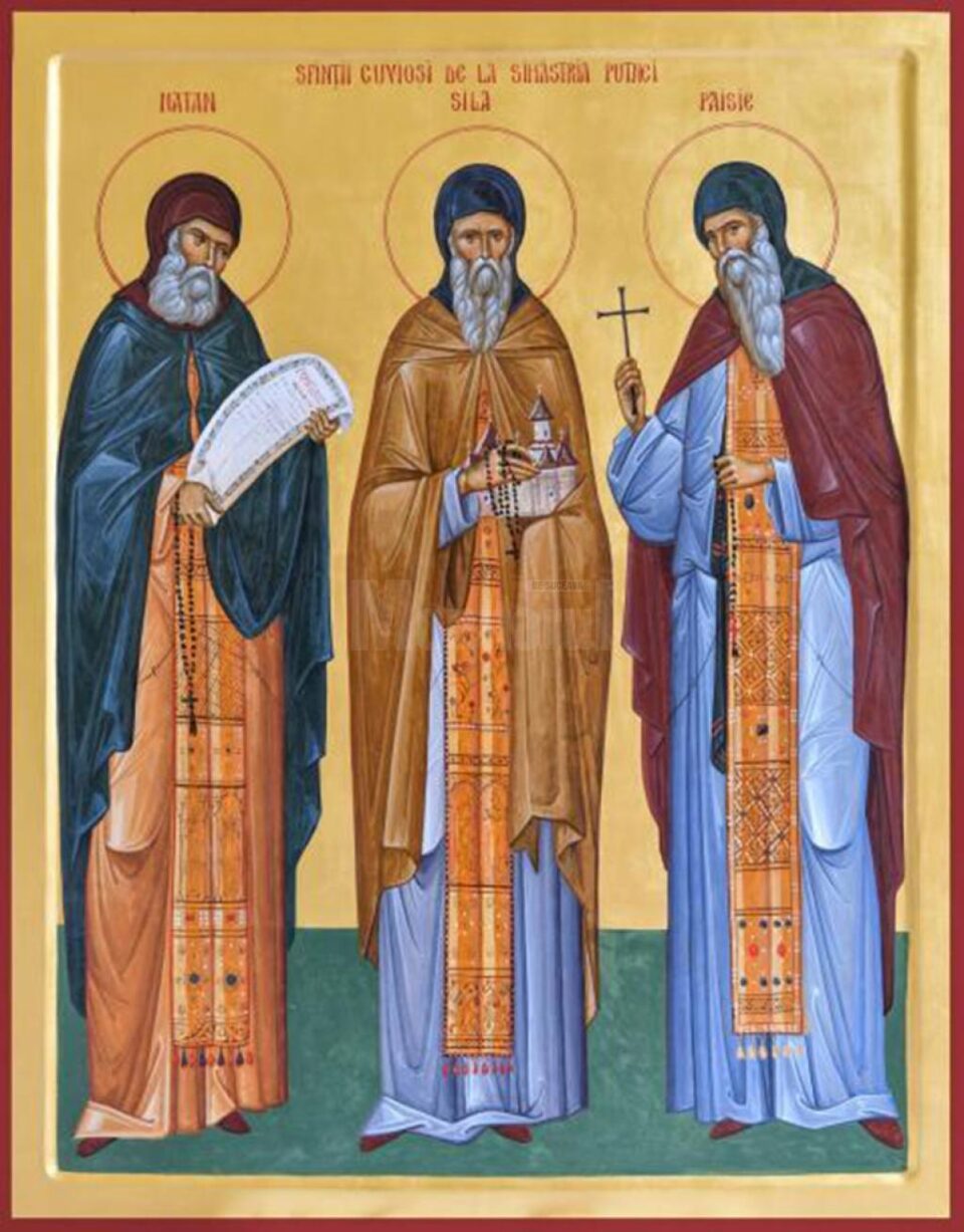 Sfinții cuvioși Sila, Paisie și Natan de la Sihăstria Putnei Sfinții cuvioși Sila, Paisie și Natan de la Sihăstria Putnei