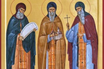 Sfinții cuvioși Sila, Paisie și Natan de la Sihăstria Putnei