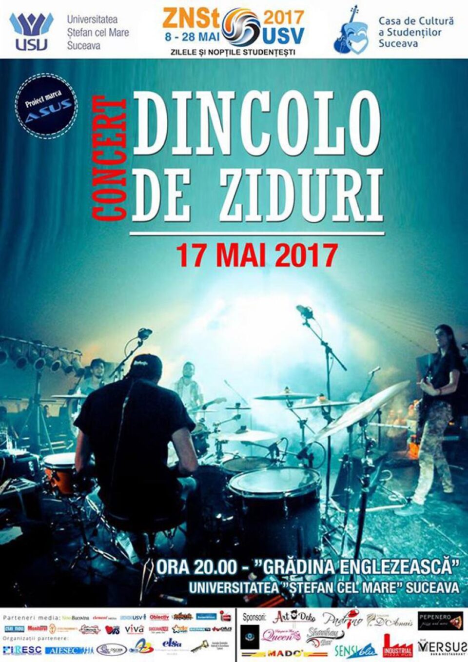 Concerte gratuite, pe toate gusturile, în cadrul festivalului „Zilele și nopțile studențești”