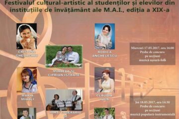 Festivalul cultural-artistic al elevilor și studenților din MAI se desfășoară la Fălticeni