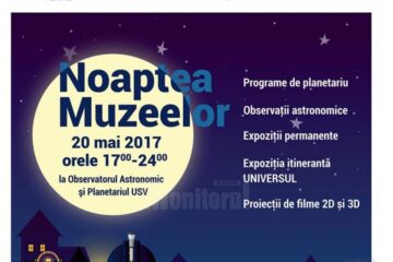 „Noaptea muzeelor”, la Observatorul Astronomic și Planetariu