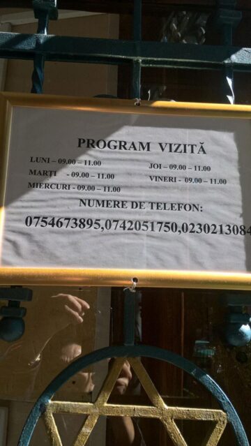 Elevi de la Colegiul Național ”Ștefan cel Mare”, cursanții primei lecții de istorie predată în Sinagoga Gah din Suceava