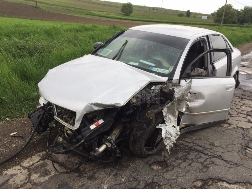 Mașina implicată în accident